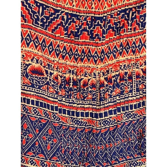 Vanessa Virginia Women's Pleated Quarter Sleeve Mahdia Peasant Blouse‎ Size 4 - Picture 8 of 9